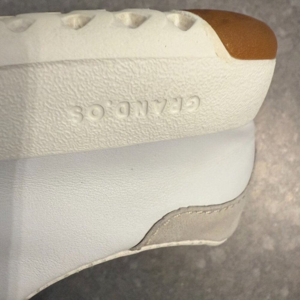 Cole Haan Grand.OS White Leather Sneakers Women's - Picture 9 of 16